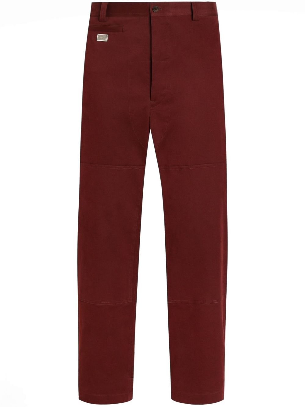 straight-leg trousers