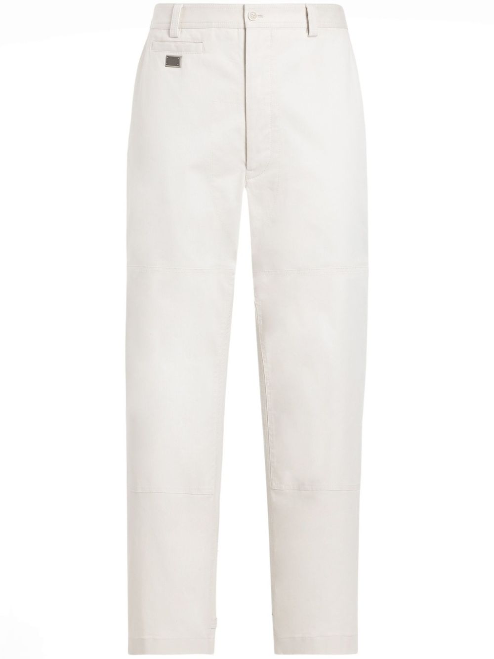 logo-plaque trousers