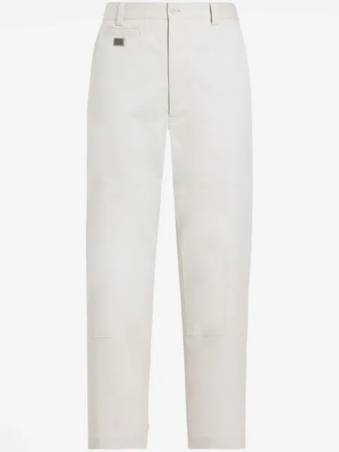 Dolce & Gabbana logo-plaque trousers