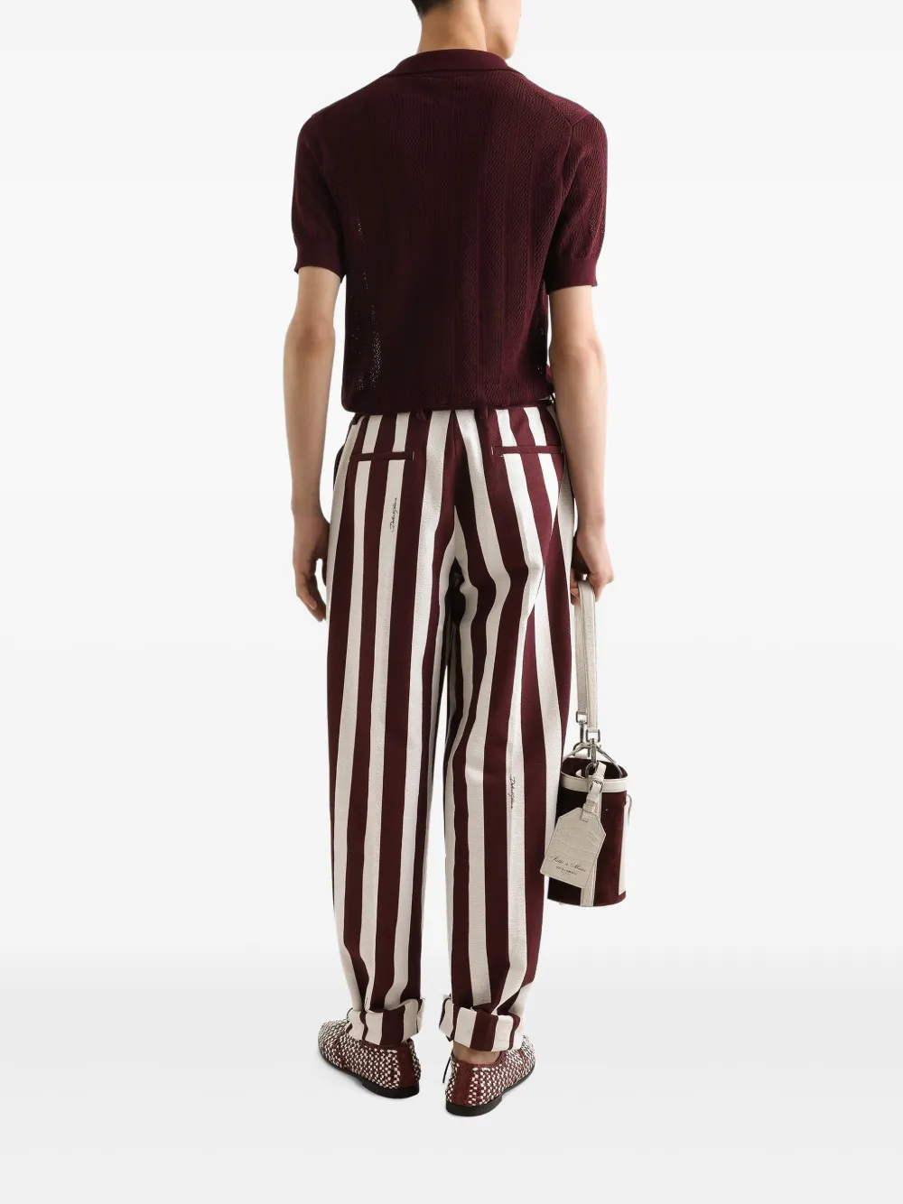 Dolce & Gabbana Broek met toelopende pijpen Rood