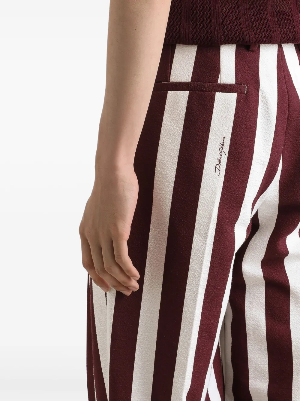 Dolce & Gabbana Broek met toelopende pijpen Rood