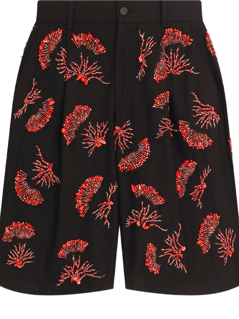 Dolce & Gabbana abstract-print shorts | Black | Image 1