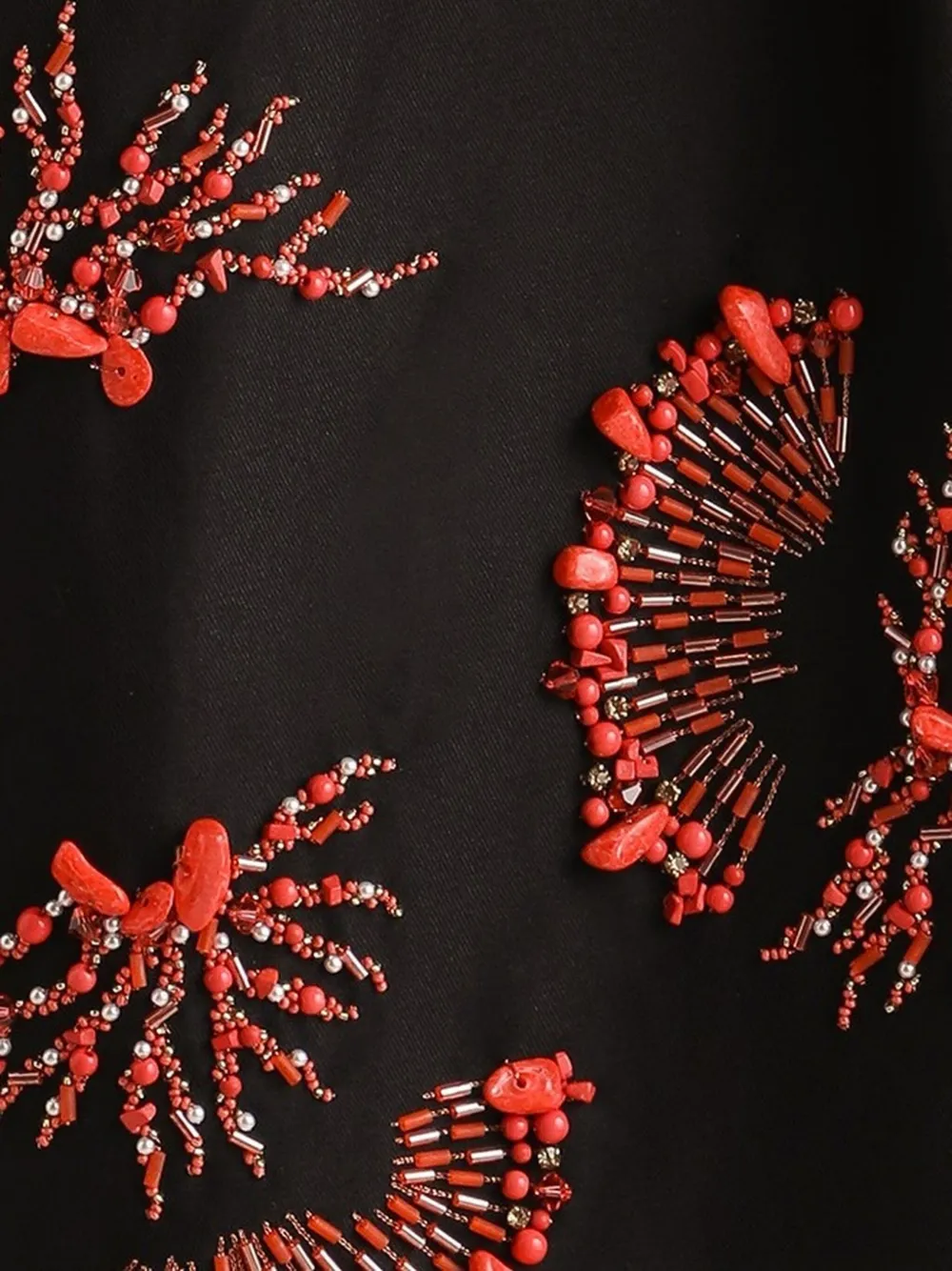 Dolce & Gabbana Shorts met abstracte print Zwart