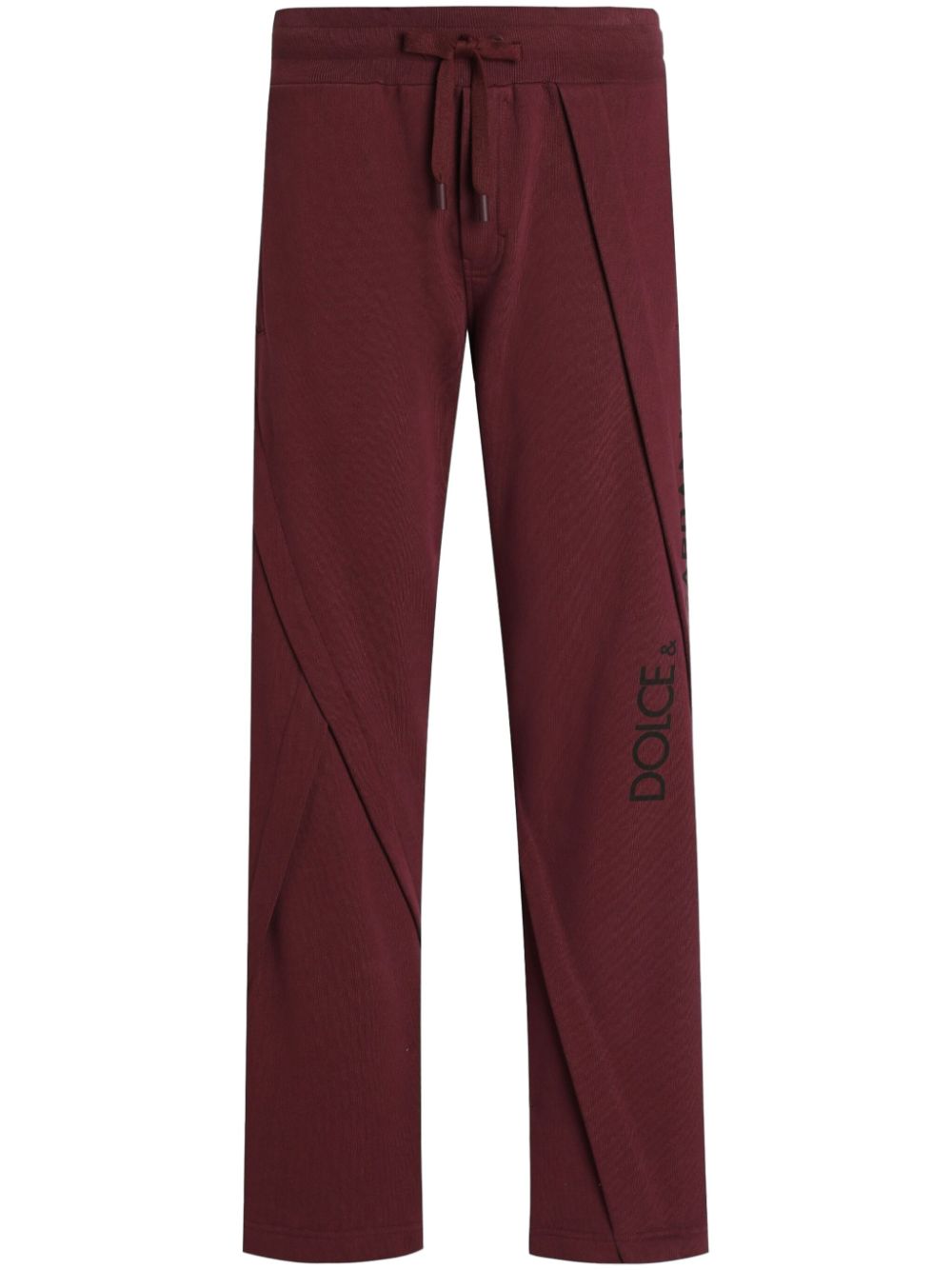 Dolce & Gabbana drawstring track pants - Red