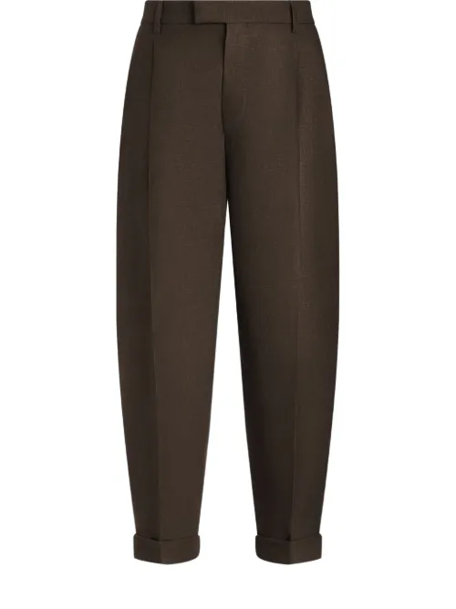Pantalon à détails de plis - Dolce & Gabbana - Modalova