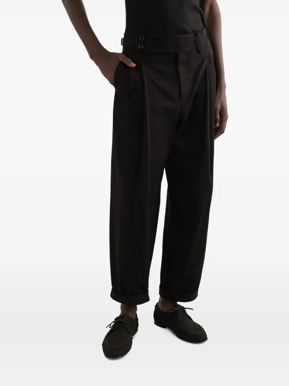 Dolce & Gabbana Broek met toelopende pijpen Zwart