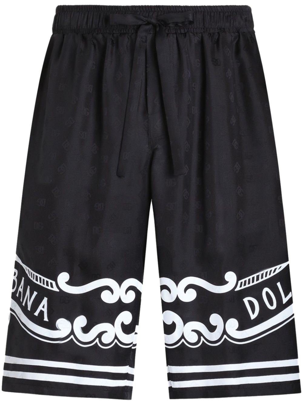 logo-print bermuda shorts