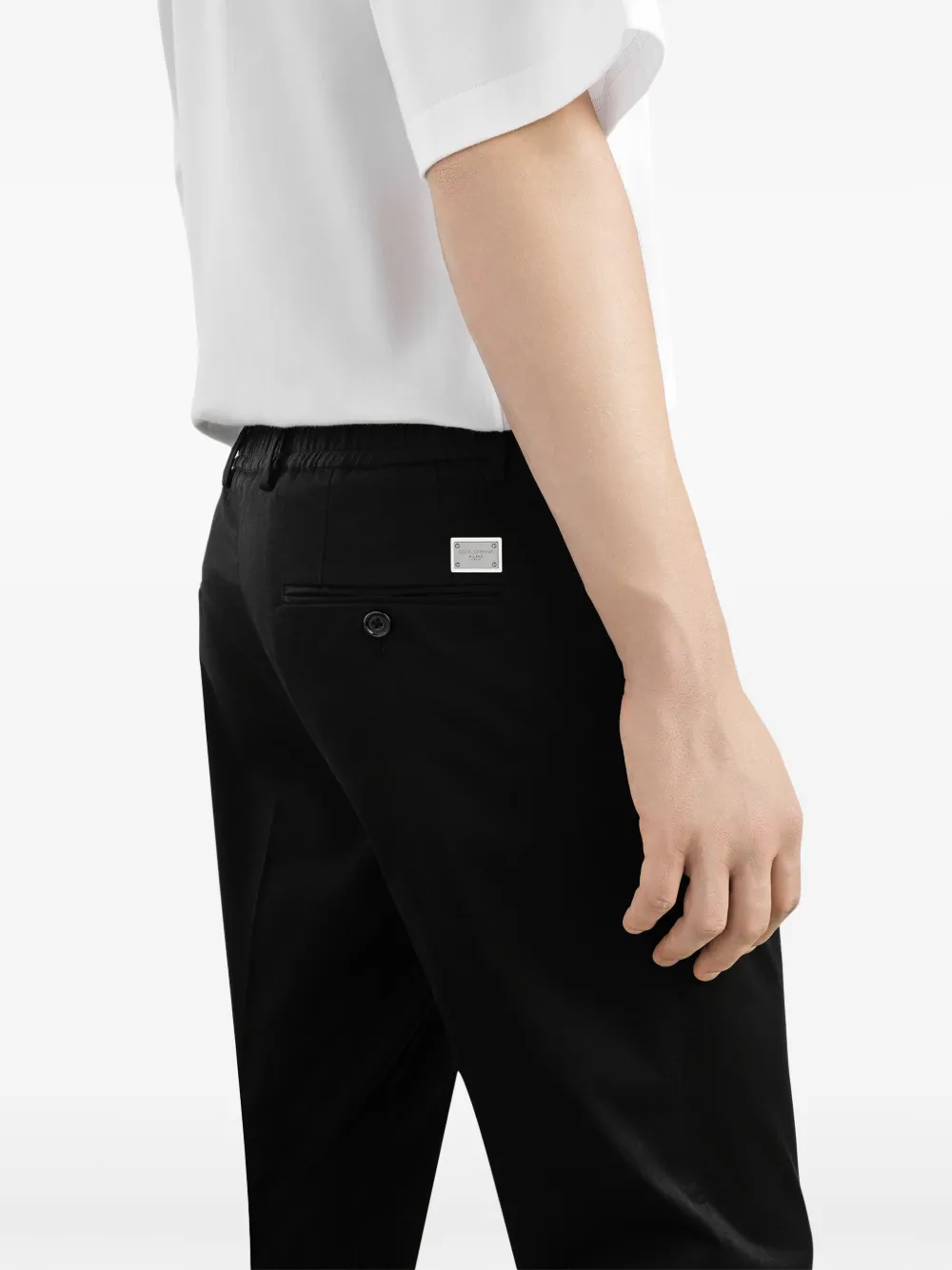 Dolce & Gabbana Slim-fit broek Zwart