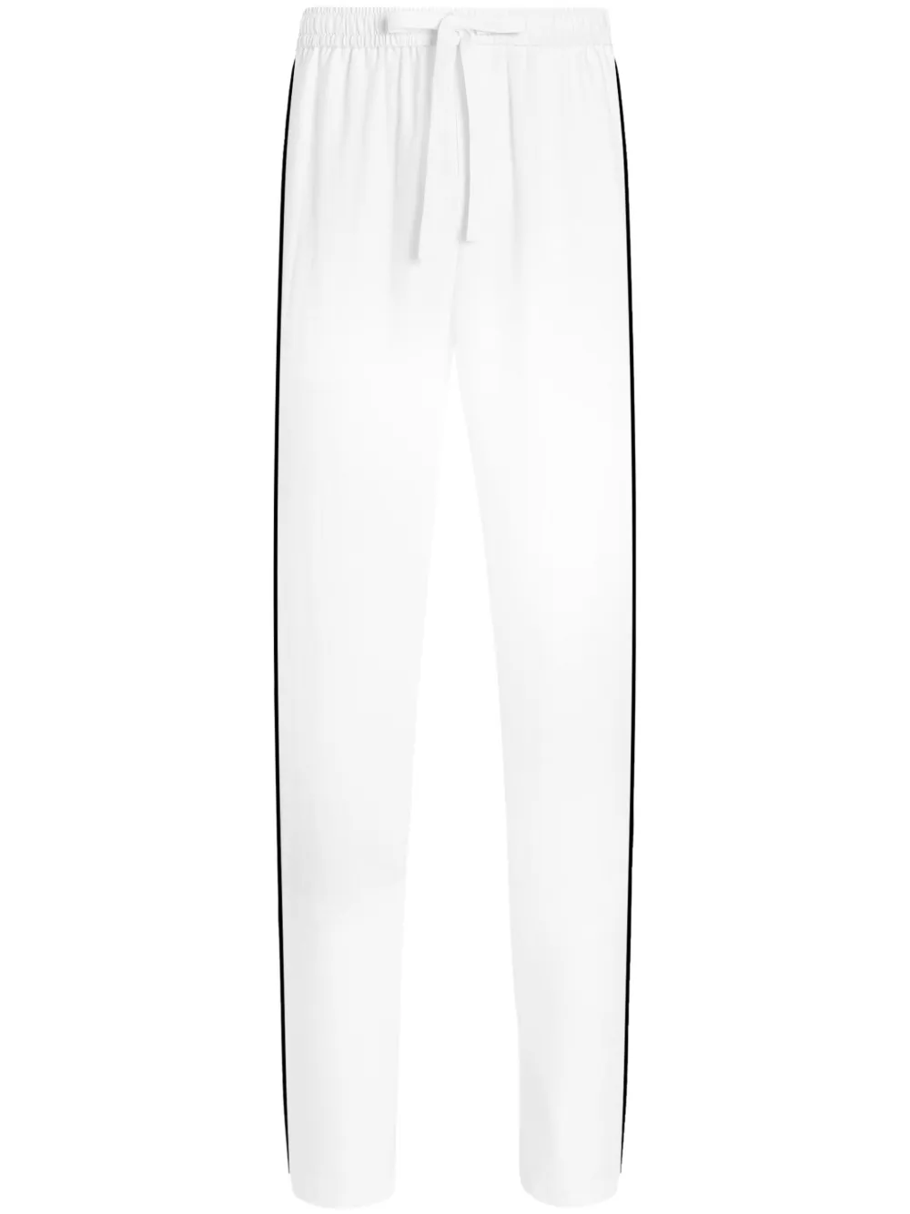 Dolce & Gabbana stripe-trim trousers | White | Image 1