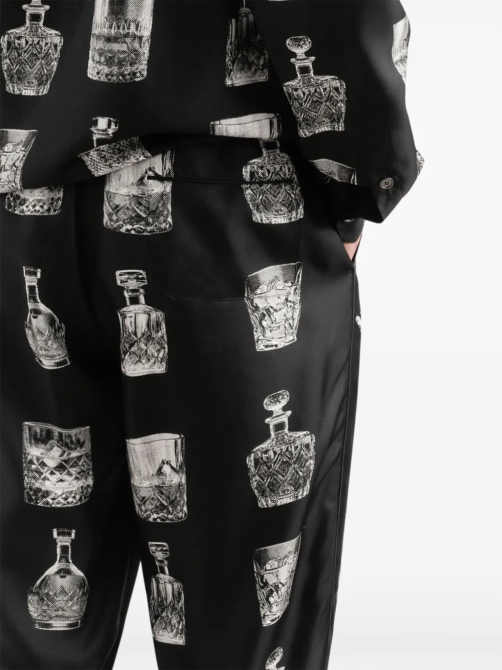 Dolce & Gabbana Whisky パジャマパンツ | ブラック | FARFETCH JP