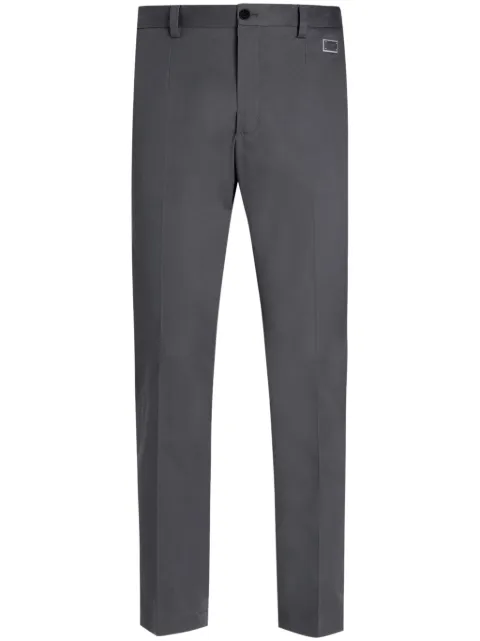 Dolce & Gabbana logo-plaque trousers