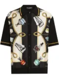 Dolce & Gabbana graphic-print shirt - Black