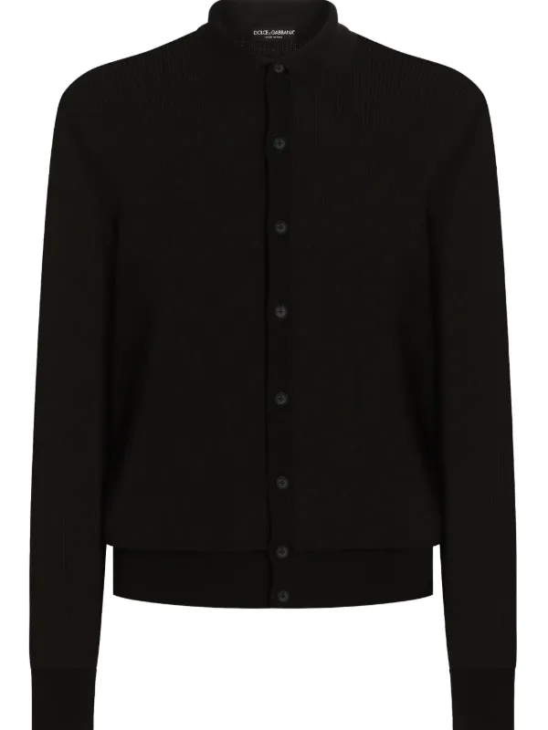DOLCE&GABBANA メンズリブニット Dolce & Gabbana リブニット Tシャツ | ブラック | FARFETCH JP