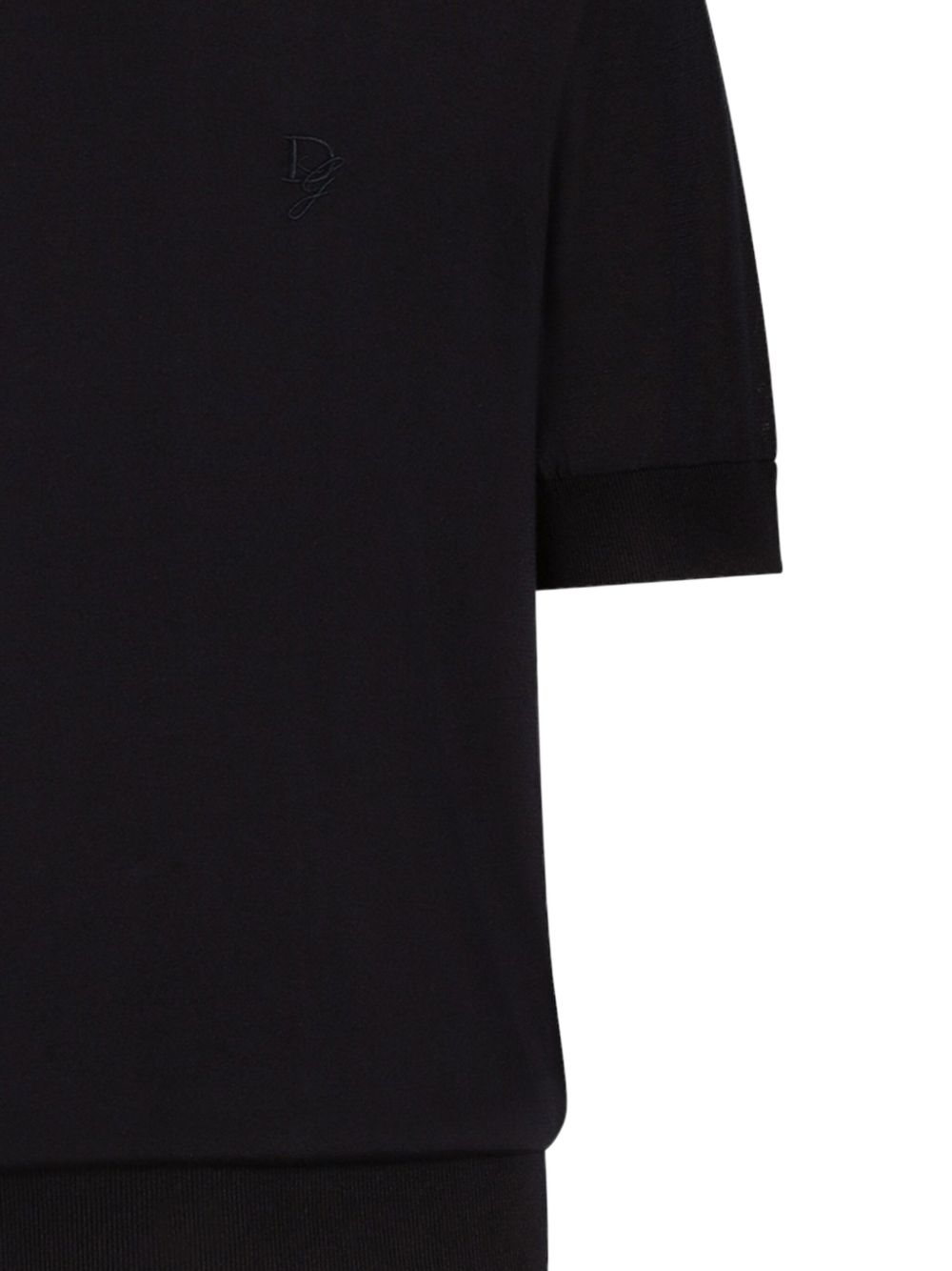 Dolce & Gabbana T-shirt met geborduurd logo - Blauw