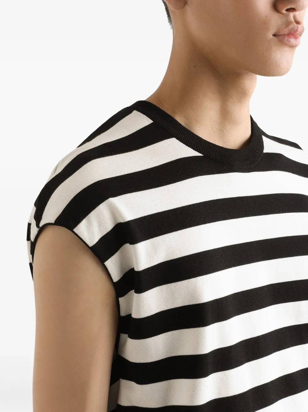 Dolce & Gabbana Gestreepte spencer Zwart
