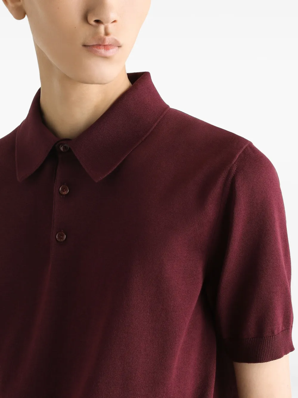 Dolce & Gabbana Poloshirt met korte mouwen Rood