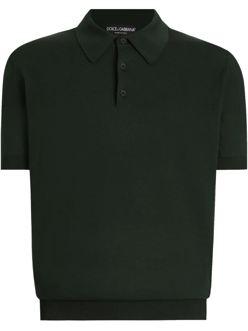 Dolce & Gabbana Poloshirt met korte mouwen Groen