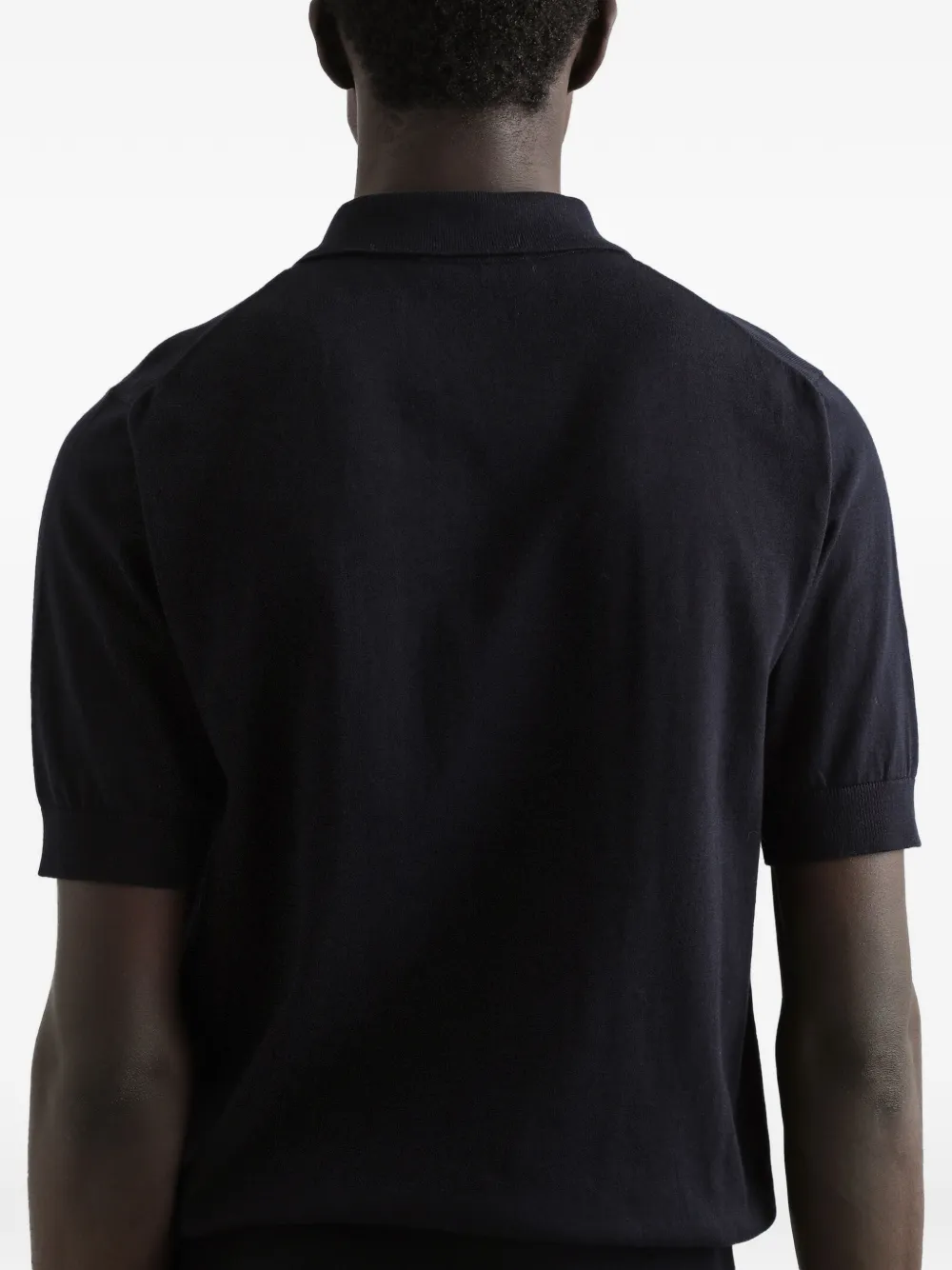 Dolce & Gabbana Poloshirt met geborduurd logo Blauw