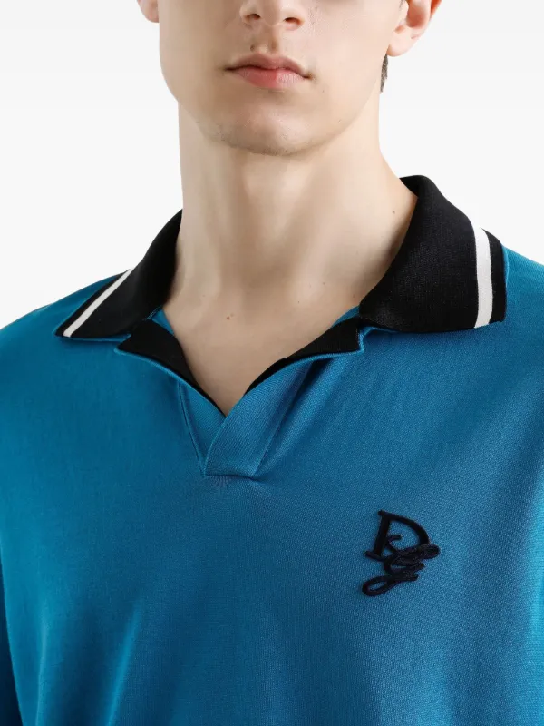 Dolce & Gabbana DG ポロシャツ | ブルー | FARFETCH JP