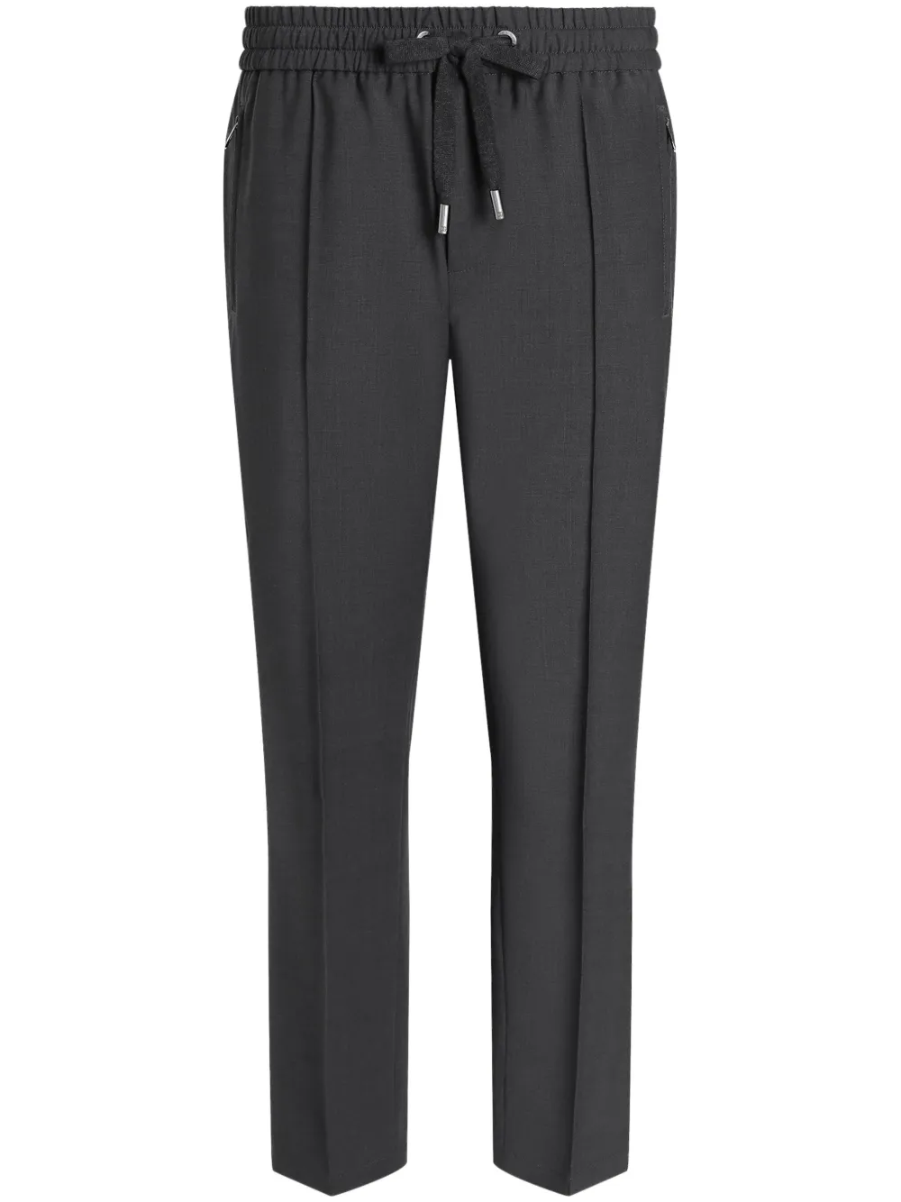 pleat-detail trousers