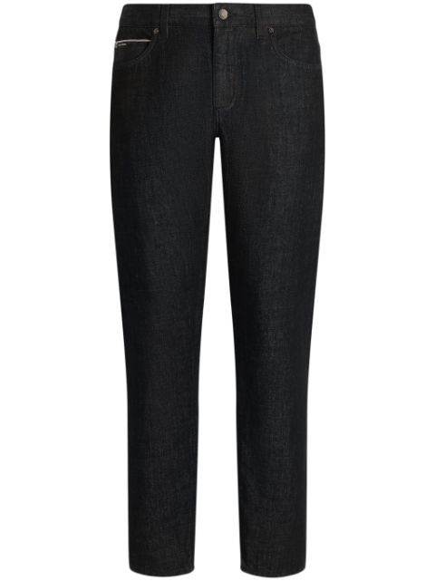 Dolce & Gabbana logo-plaque straight-leg jeans Men