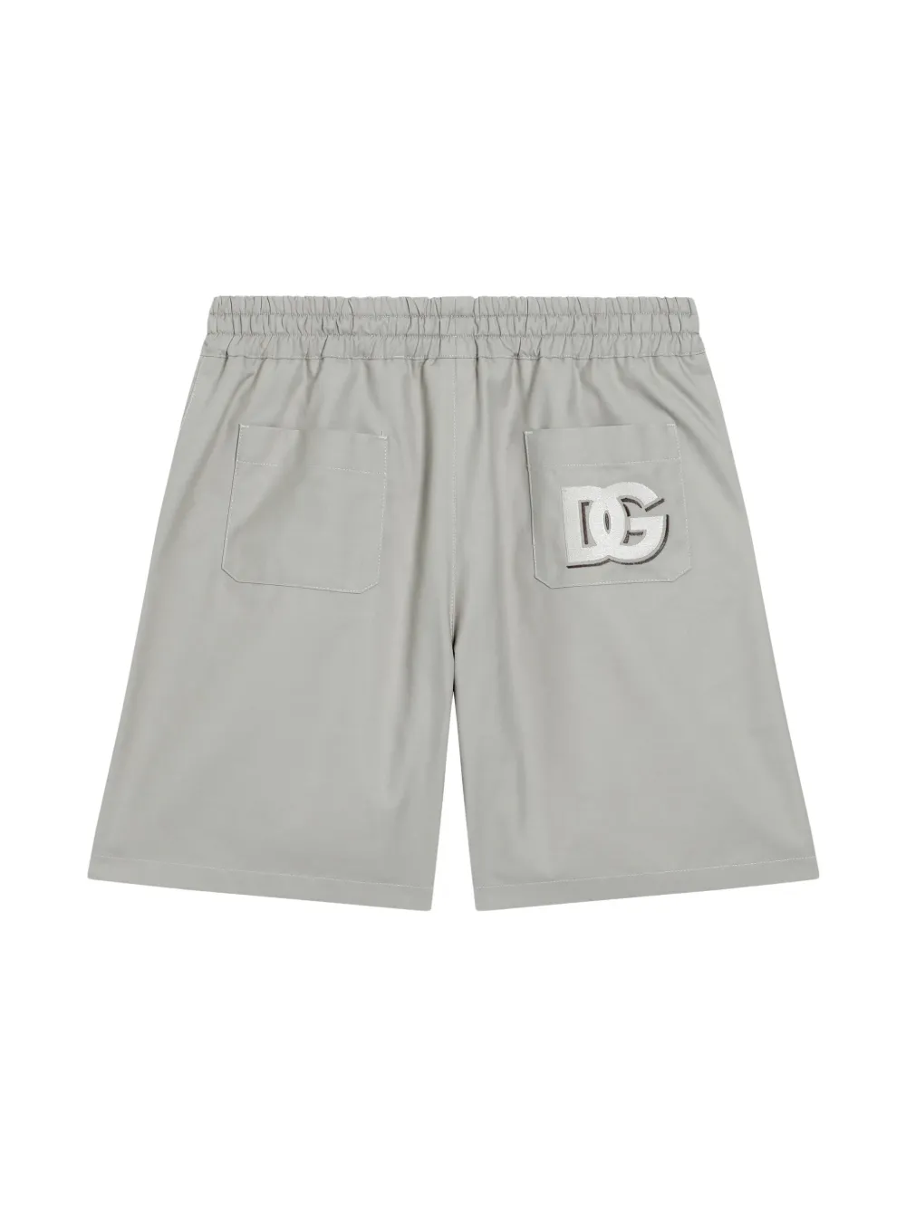 Dolce & Gabbana Kids Shorts met logoprint - Grijs