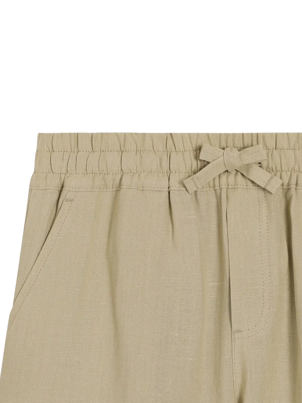 Dolce & Gabbana Kids Katoenen broek Beige