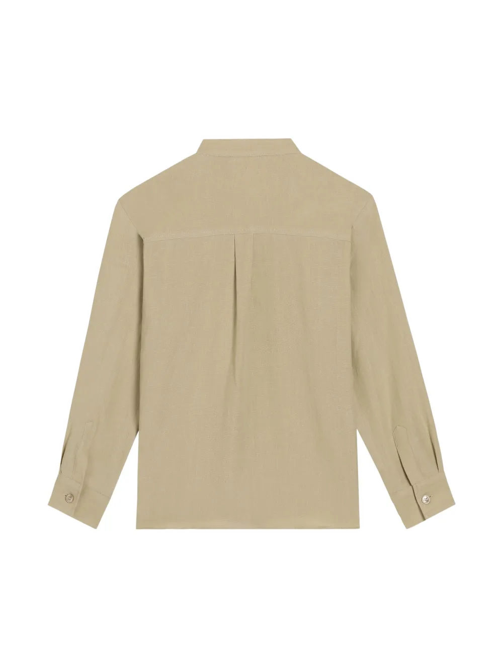 Dolce & Gabbana Kids Shirt met geborduurd logo Beige