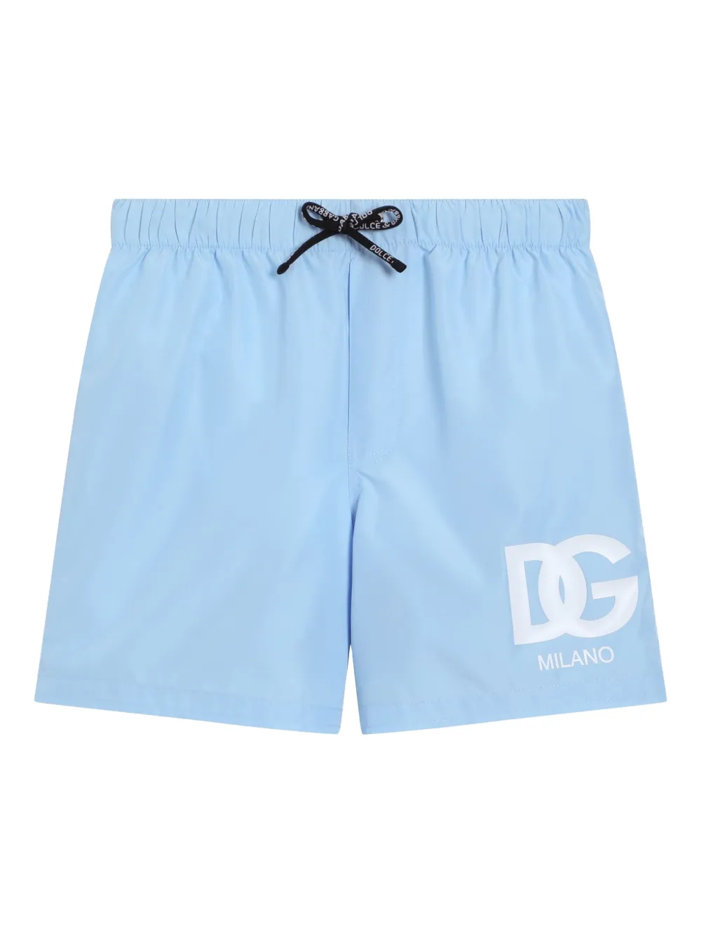 Dolce & Gabbana Kids ロゴ トランクス水着 - ブルー Dolce & Gabbana Kids ロゴ トランクス水着 - ブルー