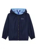 Dolce & Gabbana Kids logo-embroidered jacket - Blue