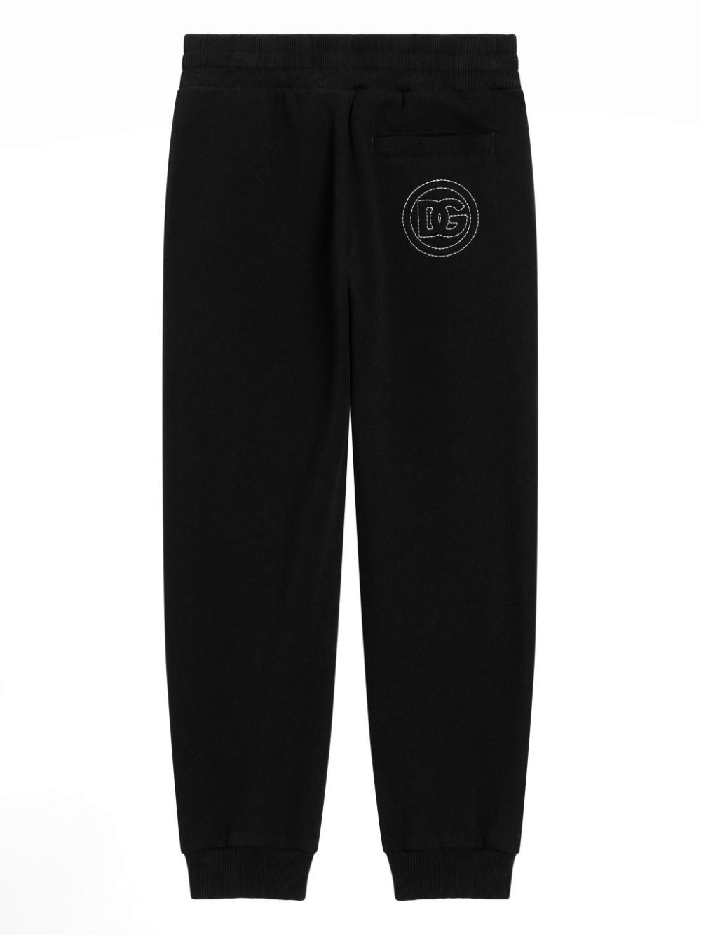 Dolce & Gabbana Kids Trainingsbroek met geborduurd logo - Zwart