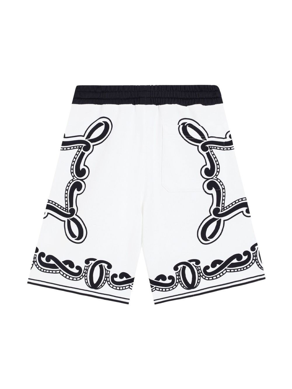 Dolce & Gabbana Kids Shorts met bandanaprint - Wit