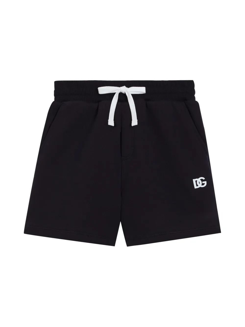 Dolce & Gabbana Kids Trainingsshorts met logoprint Blauw