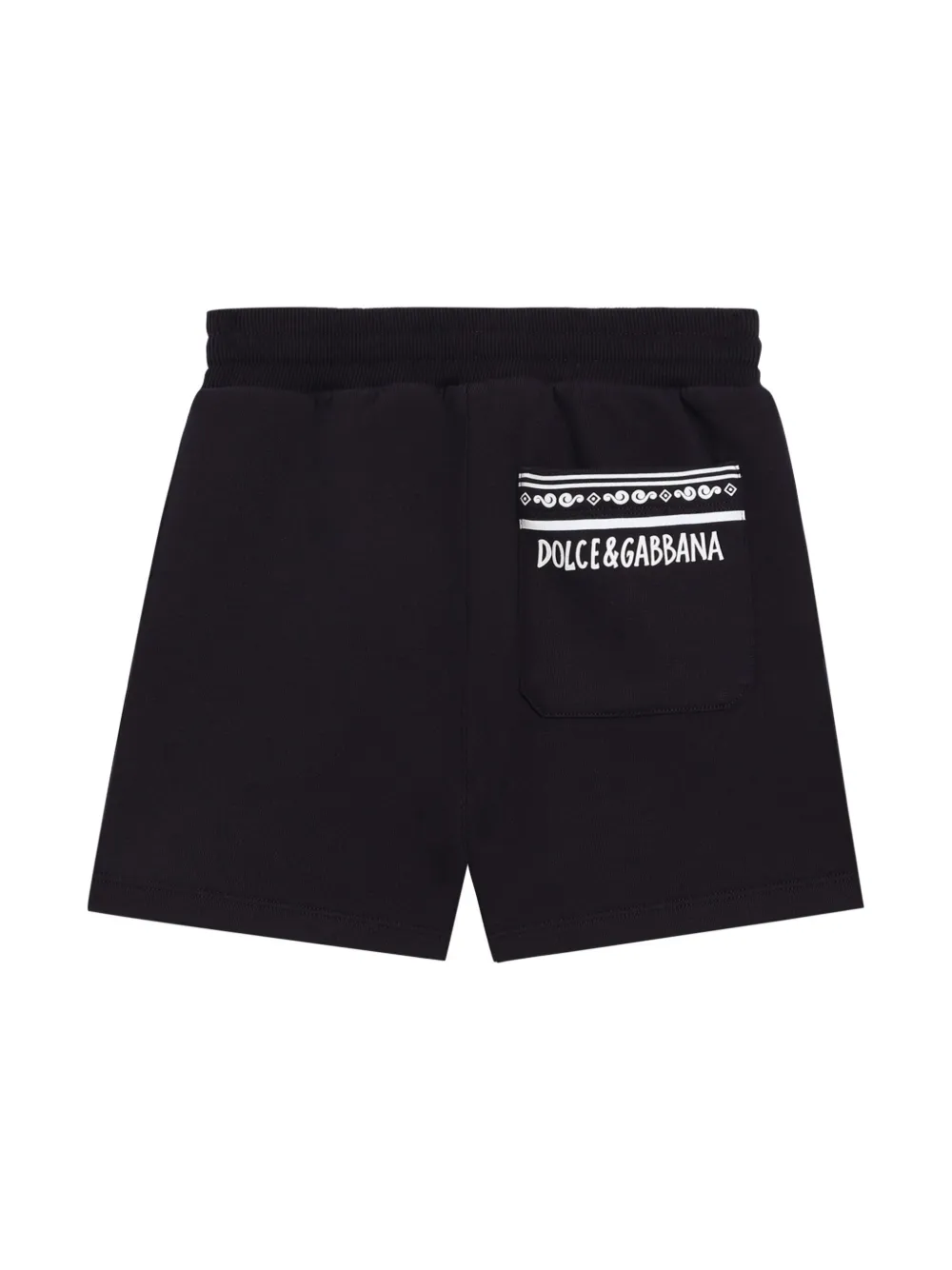 Dolce & Gabbana Kids Trainingsshorts met logoprint - Blauw