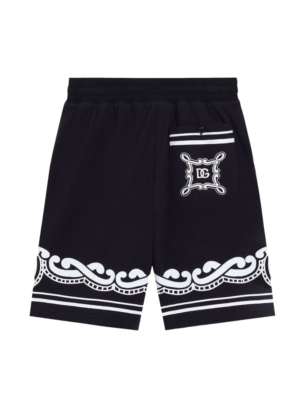 Dolce & Gabbana Kids Trainingsshorts met logoprint - Blauw