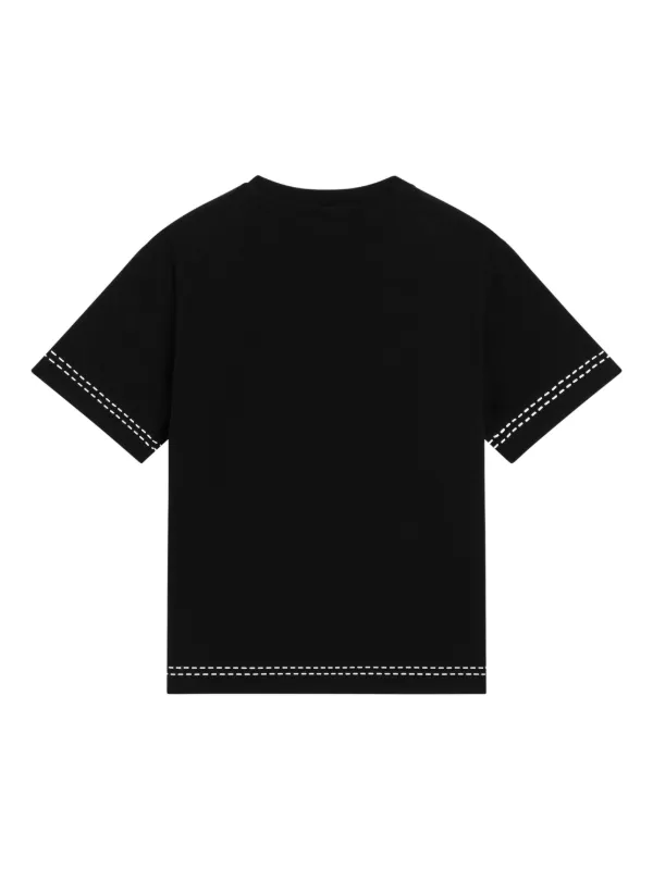 Dolce & Gabbana Kids ロゴ Tシャツ | ブラック | FARFETCH JP