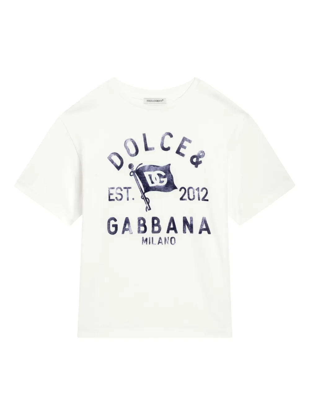 Dolce & Gabbana Kids T-shirt met print Wit