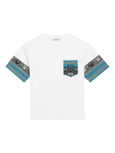Dolce & Gabbana Kids bandana-print T-shirt 