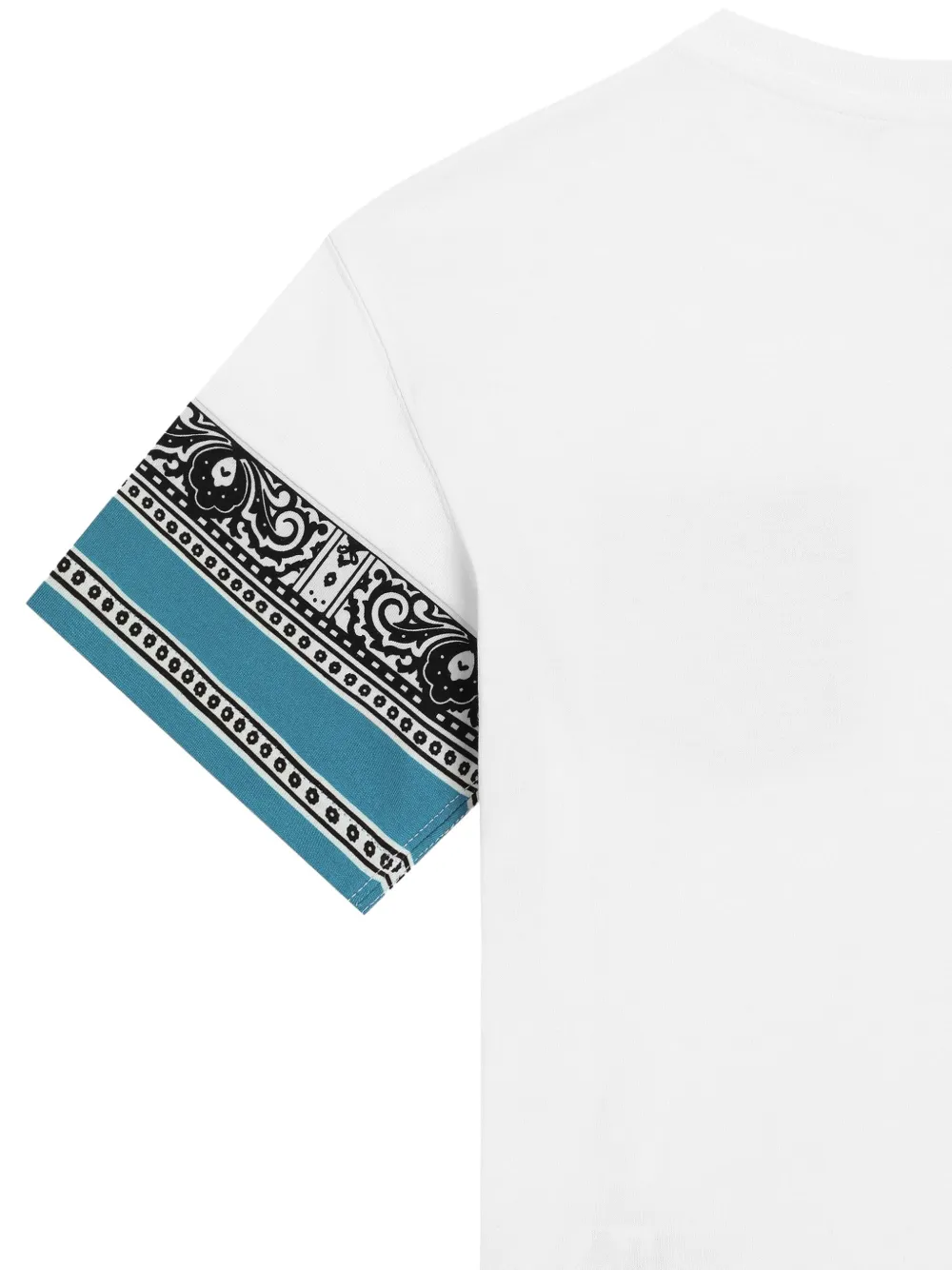 Dolce & Gabbana Kids T-shirt met bandanaprint Wit