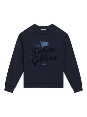 Gucci Kids ロゴ スウェットシャツ | ブルー | FARFETCH JP