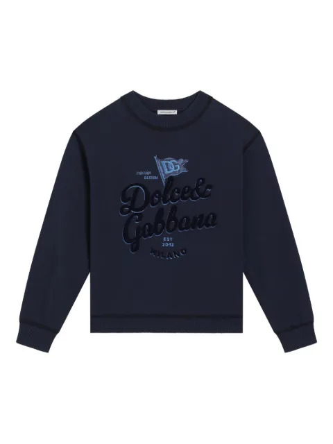 Dolce & Gabbana Kids سويت شيرت بشعار الماركة