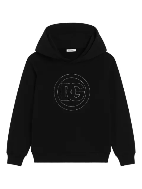 Dolce & Gabbana Kids Moletom com detalhe de logo