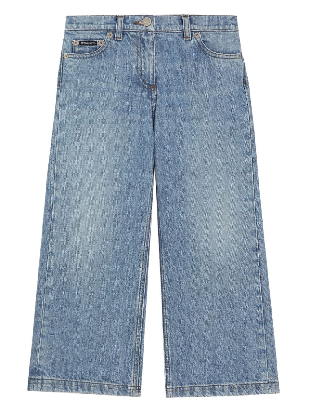 Dolce & Gabbana Kids wide-leg jeans - Blue