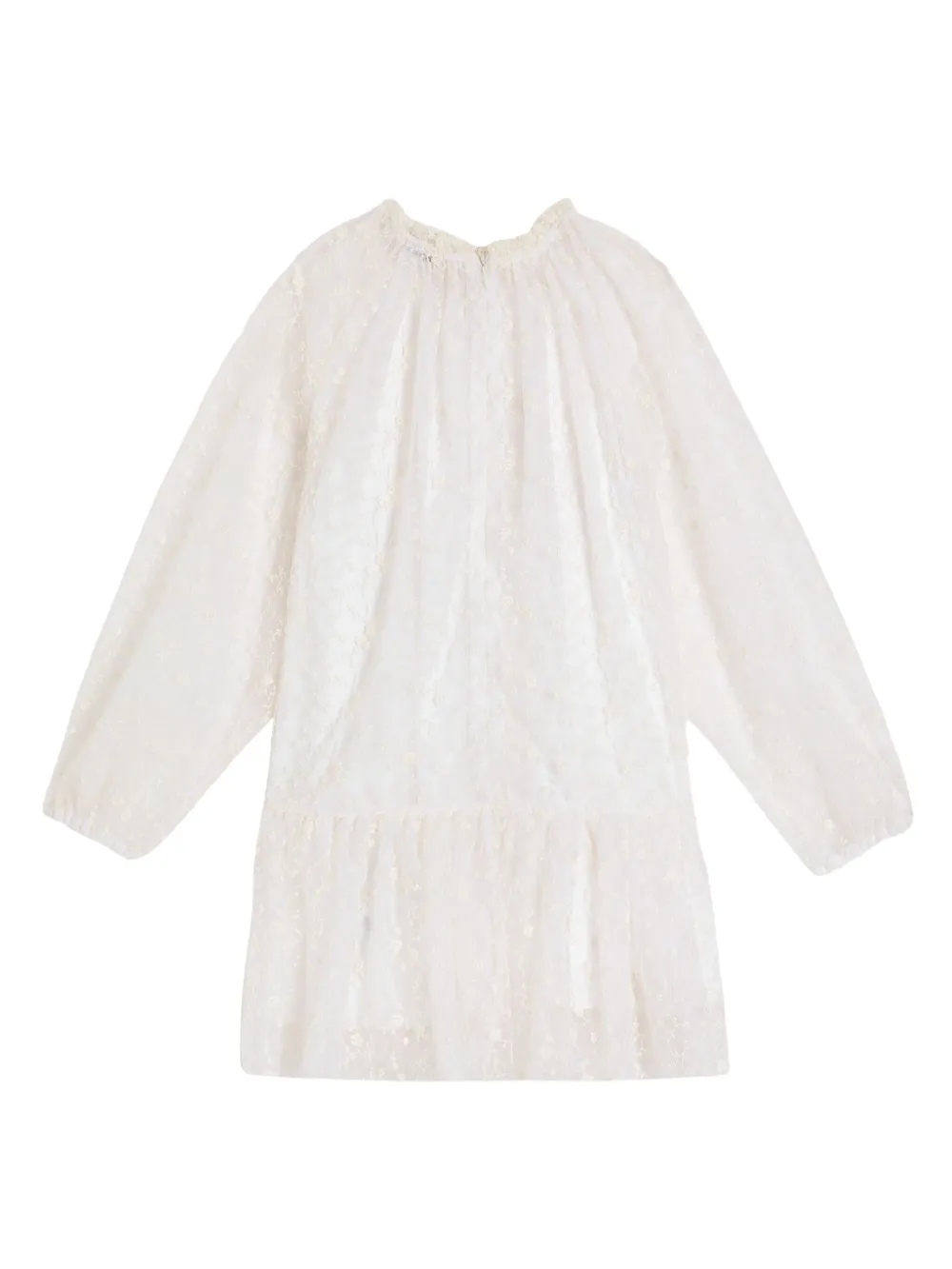 dolce&gabbanakids Dolce & Gabbana Kids Jurk met GD-plakkaat - Wit