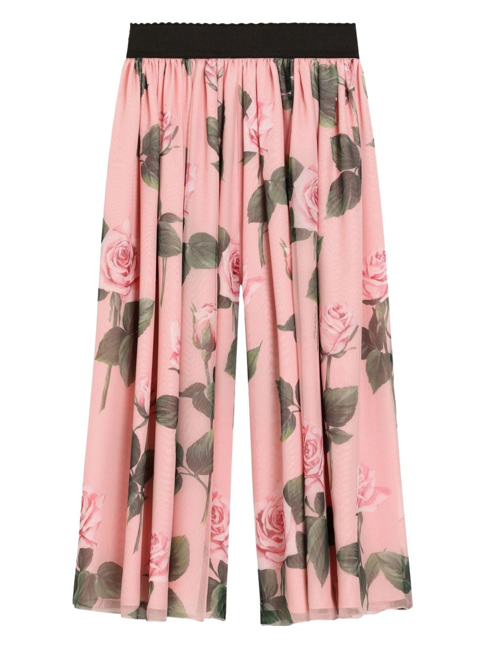 Dolce & Gabbana Kids Broek met bloemenprint - Roze