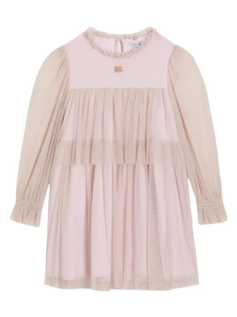 Dolce & Gabbana Kids point d'esprit dress