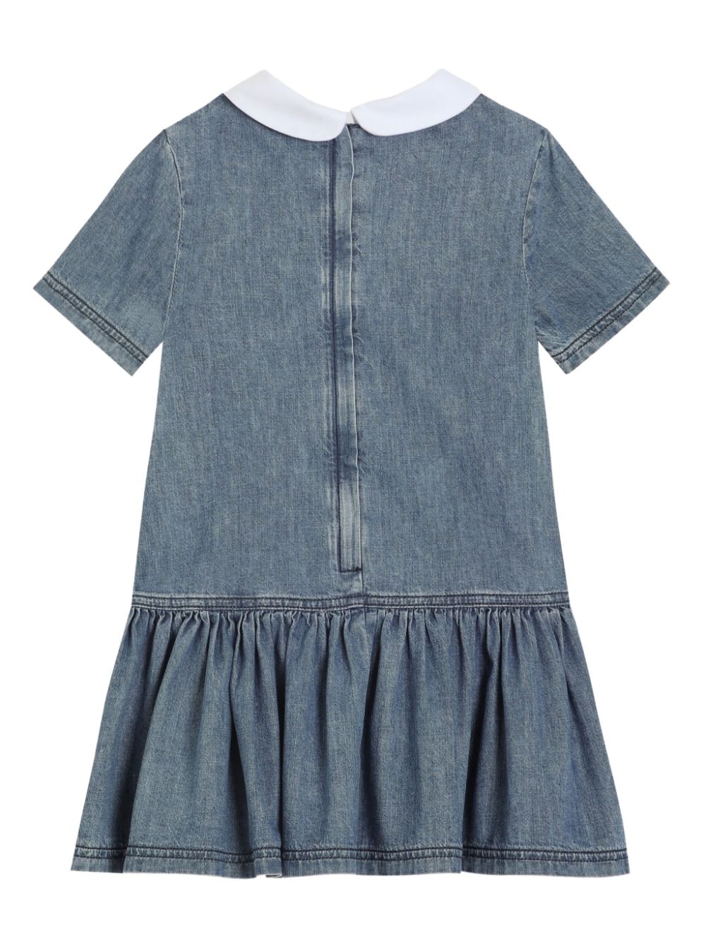 Dolce & Gabbana Kids Spijkerjurk - Blauw