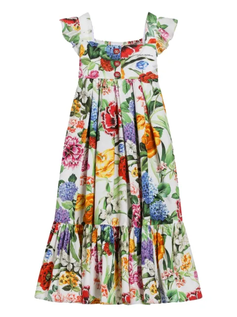 Dolce & Gabbana Kids floral-print dress