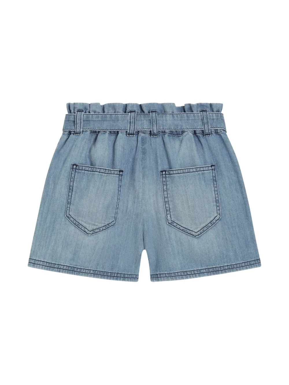 Dolce & Gabbana Kids Shorts met logoplakkaat - Blauw