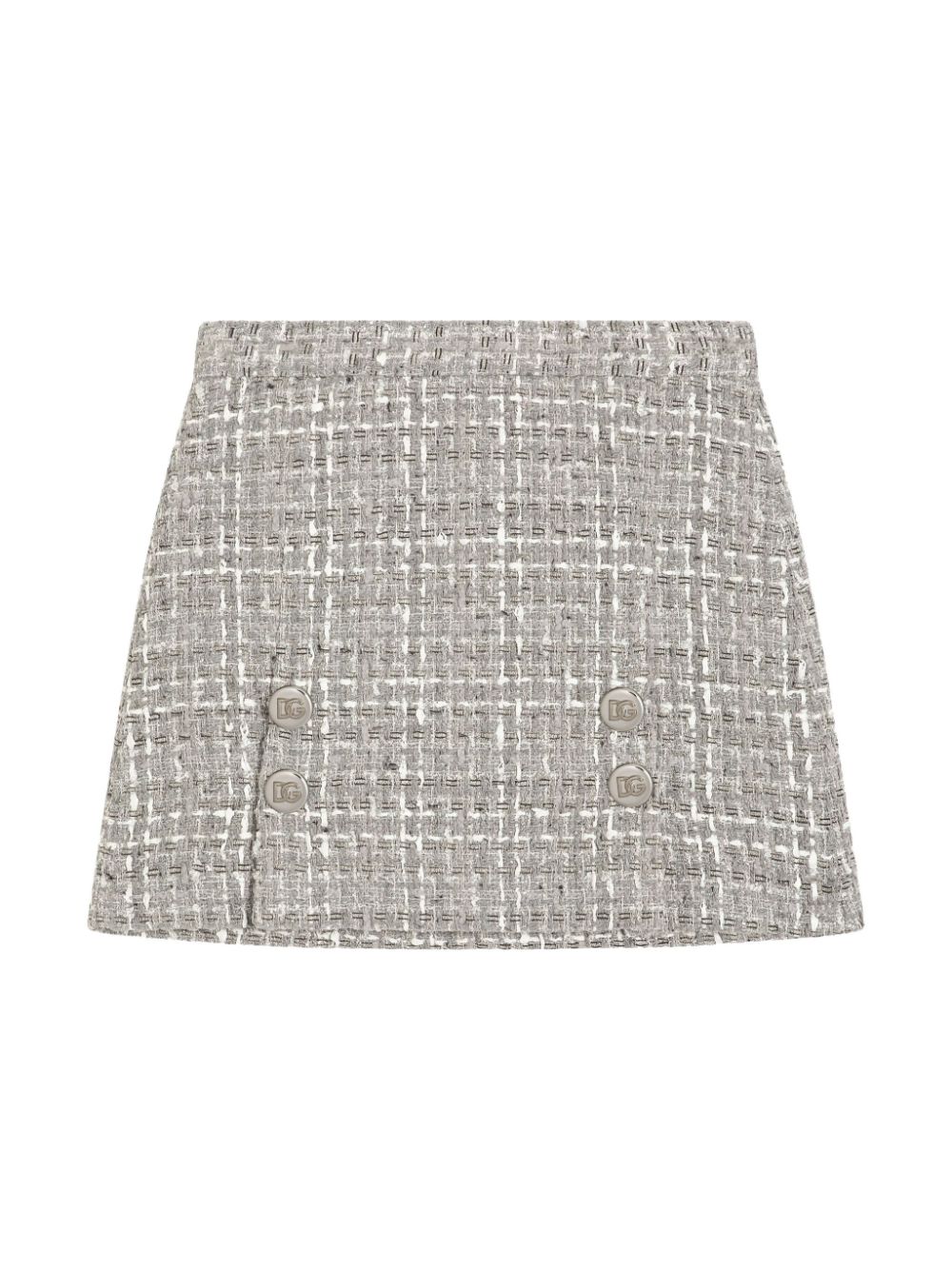 Dolce & Gabbana Kids Tweed rok Grijs